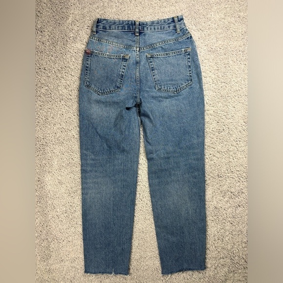 BDG Jeans Womens 24 Mom High Rise Cotton Raw Hem Casual Denim Urban Outfitters - Picture 3 of 3
